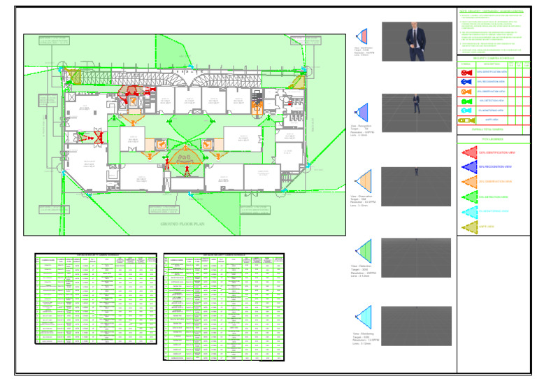 Ground Floor Plan and Security Layout | PDF | Imaging | Equipment