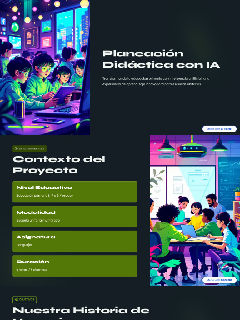 Innovación en Educación Primaria con IA | PDF | Inteligencia artificial ...