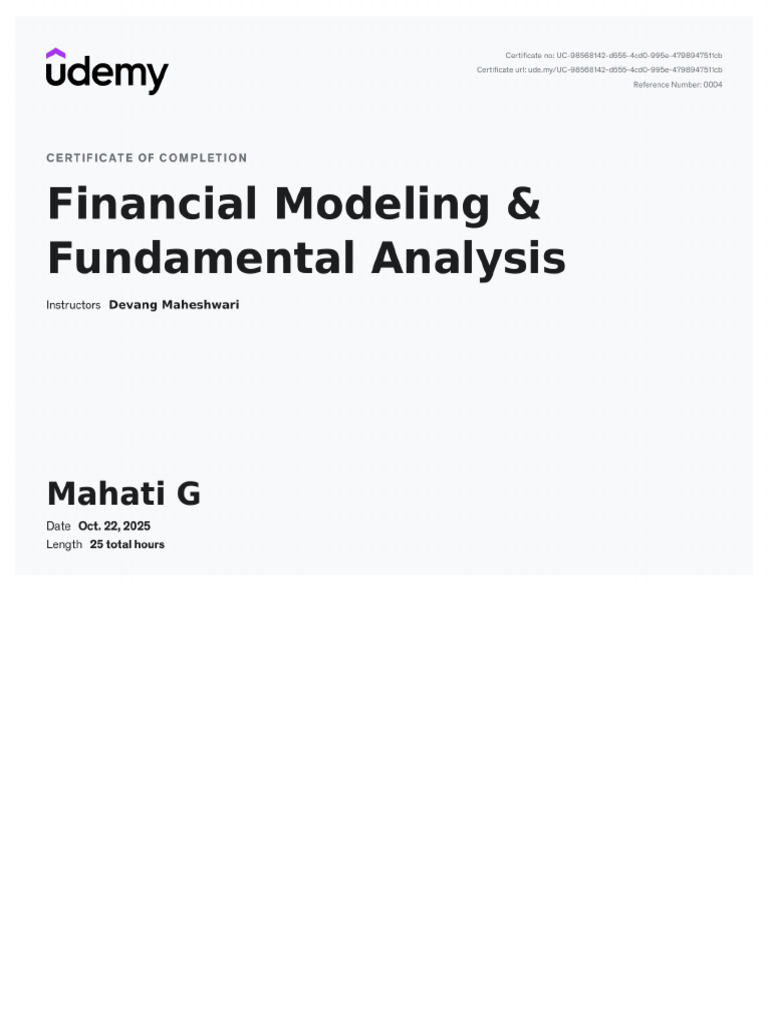 Financial Modeling | PDF