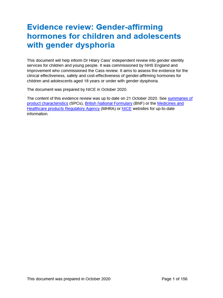 Gender Affirming hormones | PDF | Gender Identity | Health Care