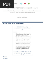 2025 AMC 10A Problem Set and Solutions | PDF | Real Number | Triangle