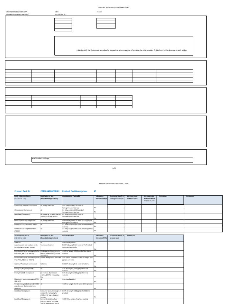 MDDSDoc_7352_1.0 | PDF | Materials | Chemical Substances