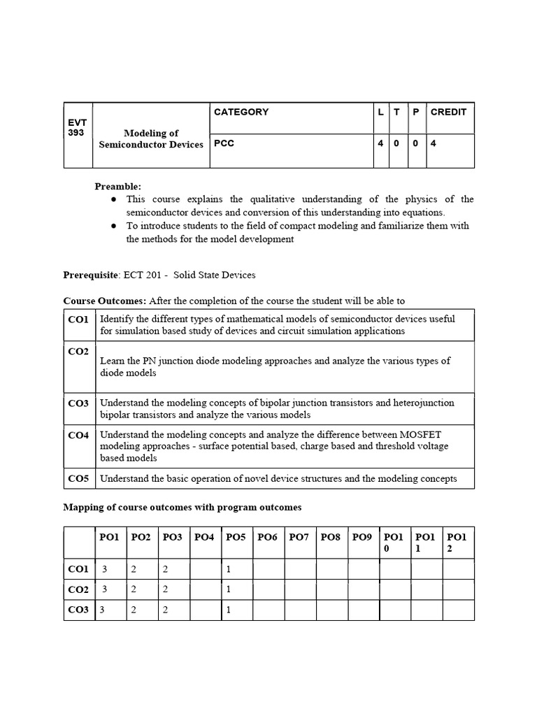 Semiconductor Device Modeling Course | PDF | Bipolar Junction ...