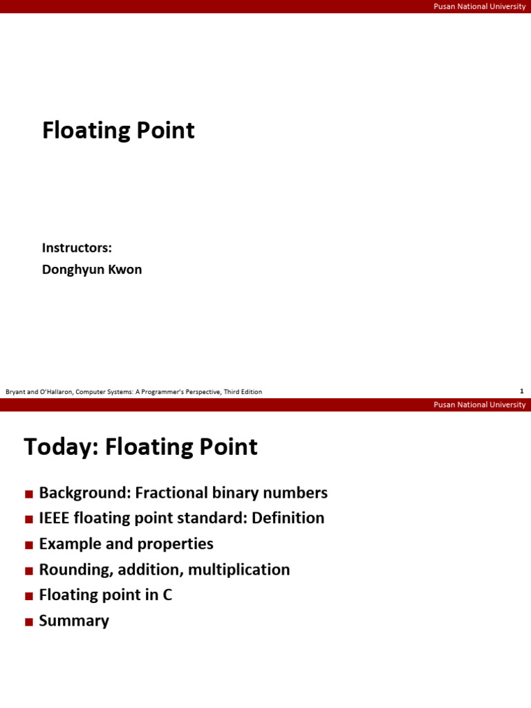 Understanding IEEE Floating Point | PDF | Rounding | Multiplication