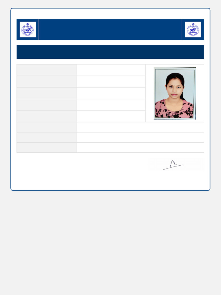 Odisha Post Basic BSc Nursing Rank Card | PDF