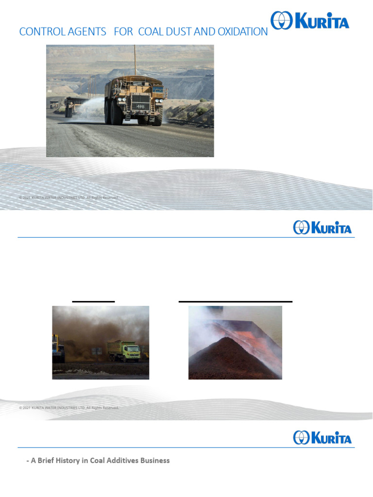 Coal Dust Control Solutions by Kurita | PDF | Coal | Combustion