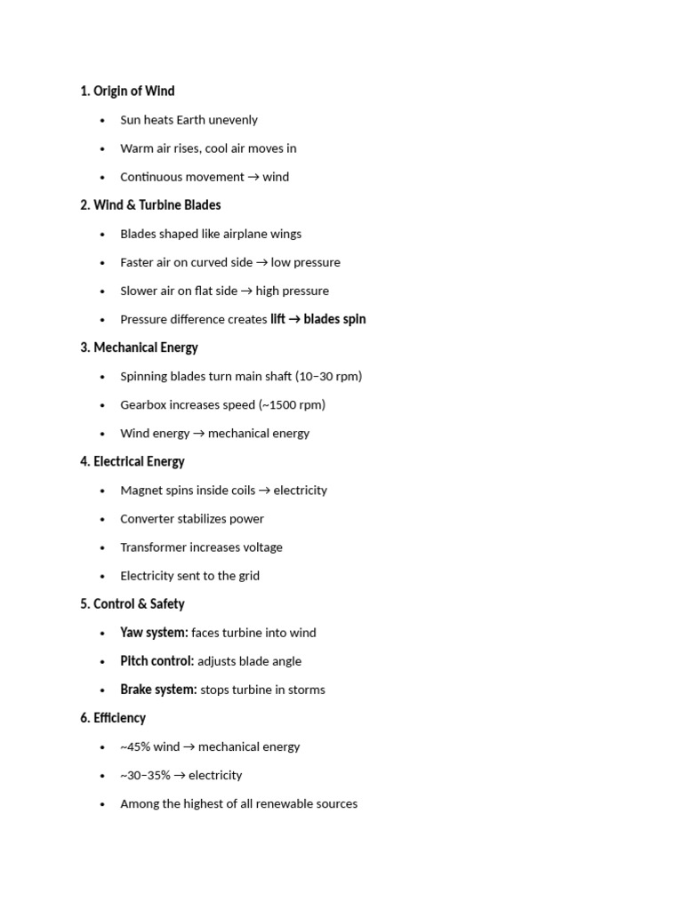 Understanding Wind Energy Mechanics | PDF | Wind Power | Wind Turbine