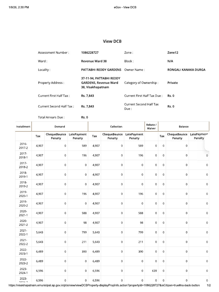 DCB Tax | PDF