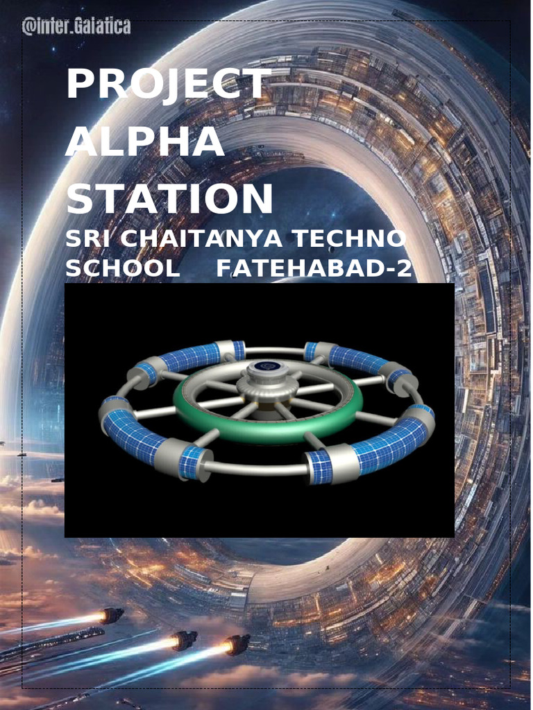 Space Colony Project Overview | PDF | Space Colonization | Outer Space