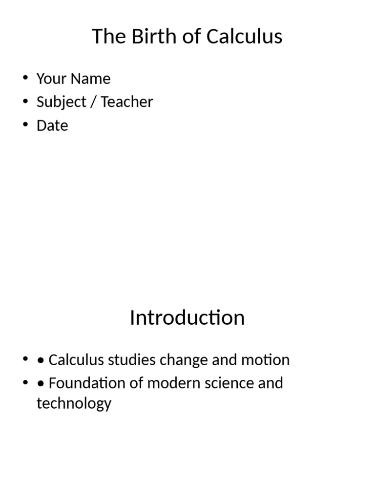The Evolution of Calculus Explained | PDF