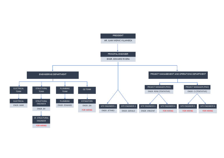 Engineering Team Structure Overview | PDF