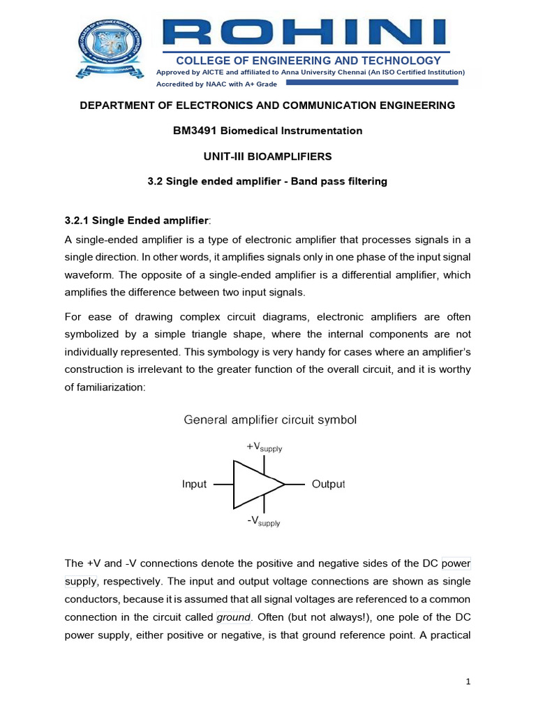 rohini_57256241540 | PDF | Electronic Filter | Bandwidth (Signal ...