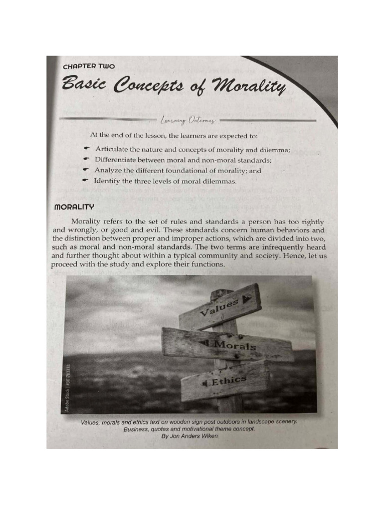 Ethics Chapter 2 | PDF