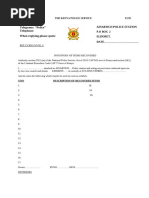 Kenya Police Accident Abstract Form | PDF | Witness | Police