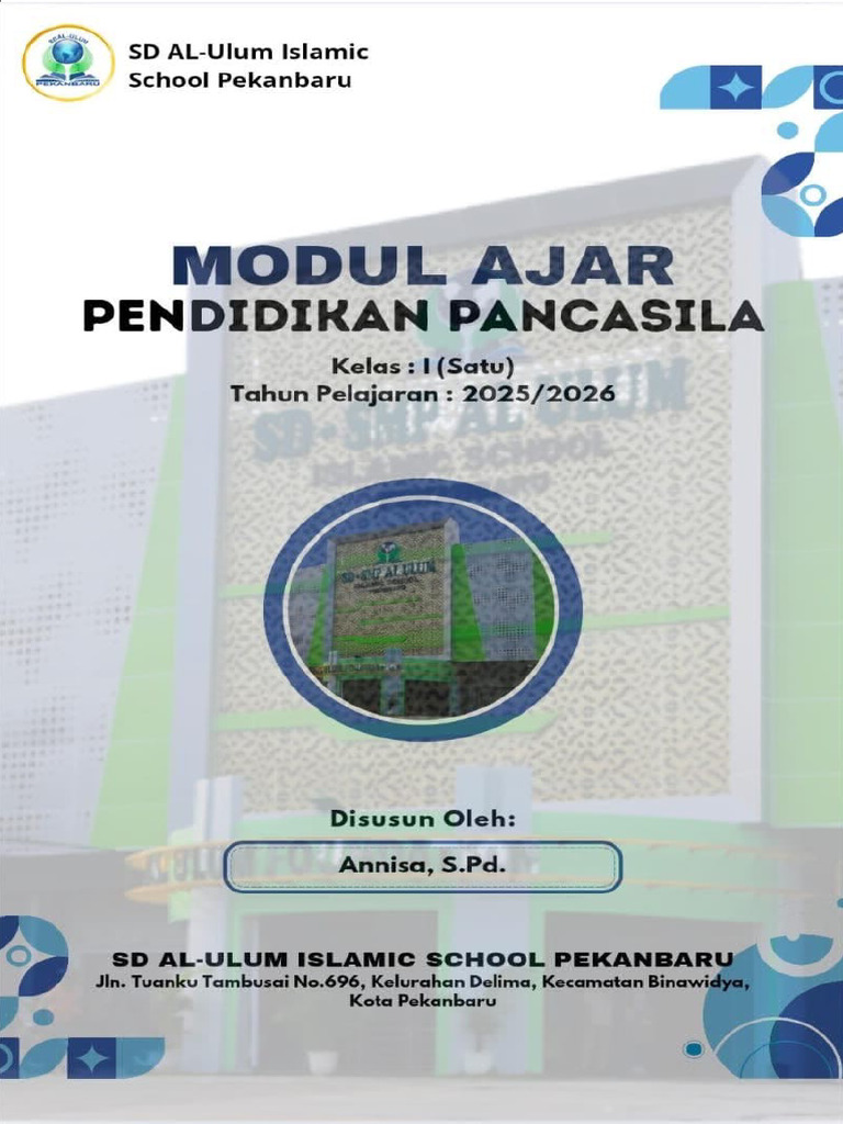 Modul Ajar Pendidikan Pancasila Kelas 1 | PDF