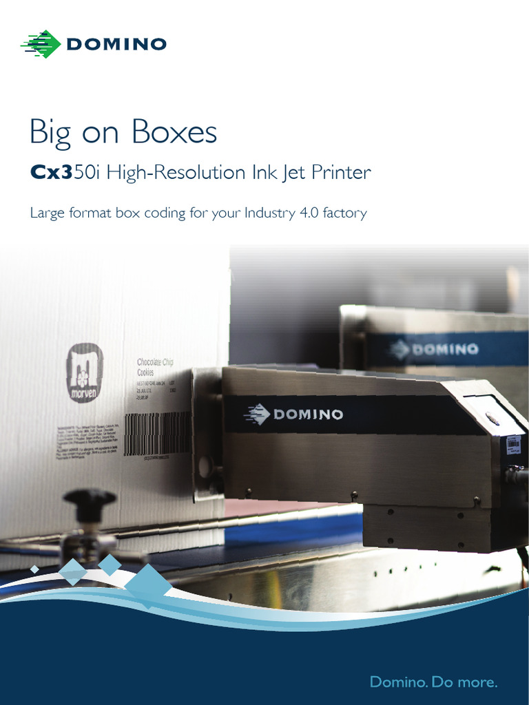 Cx350i High-Resolution Box Printer | PDF | Barcode | Printer (Computing)
