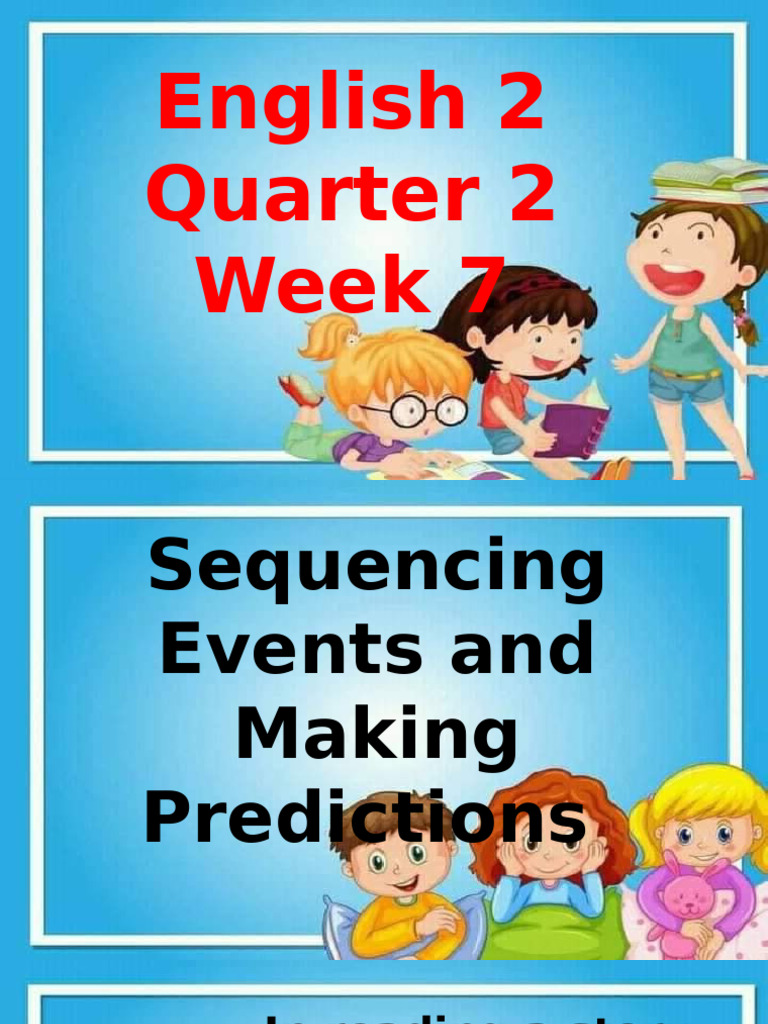 q2 English Week 7 | PDF | Reading Comprehension | Learning