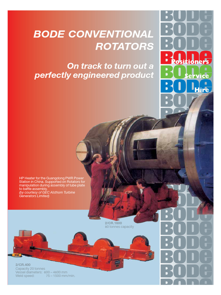 Bode Conventional Rotators Overview | PDF | Mechanical Engineering