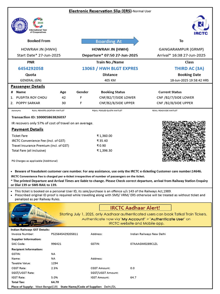 Return Ticket | PDF | Identity Document | Payments