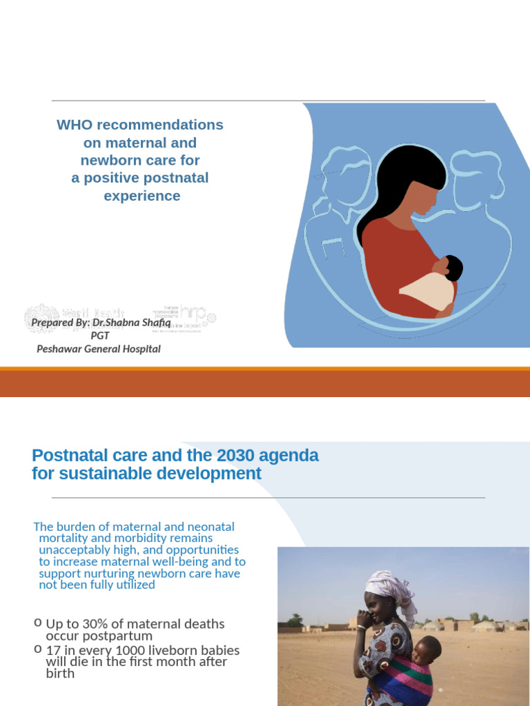 WHO Guidelines for Postnatal Care | PDF | Postpartum Period | Breastfeeding
