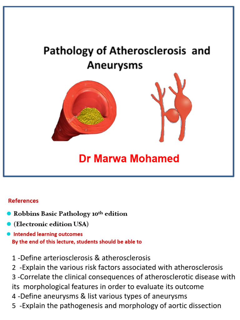 L4 - Pathology of Atherosclerosis_250201_142243 | PDF | Atherosclerosis ...