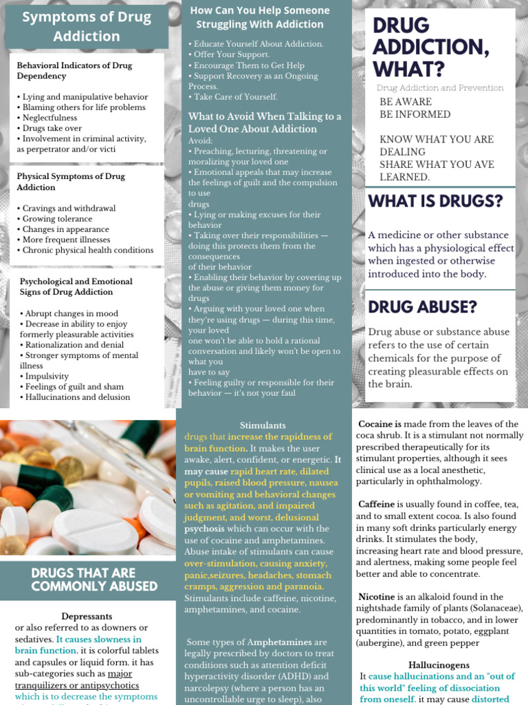 Drug Addiction, What | PDF | Stimulant | Substance Abuse