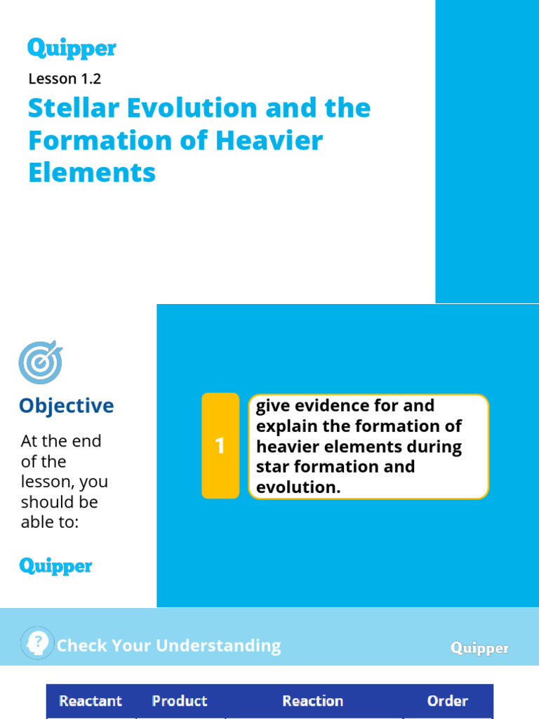 Stellar Evolution and Element Formation | PDF | Stars | Star Formation