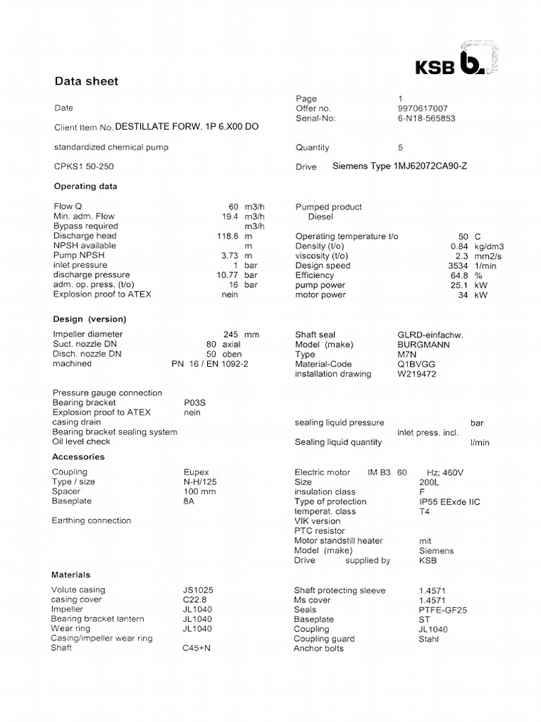 Datenblatt - Data Sheet Rev 1 | PDF