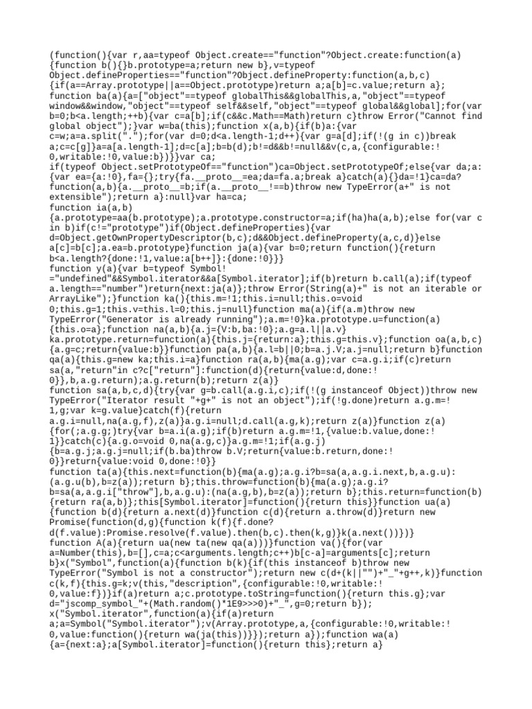 JavaScript Object Creation and Promise Handling | PDF | Computer ...