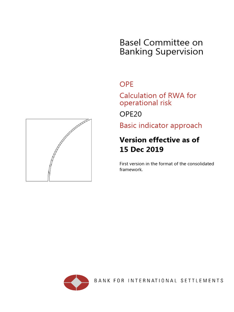 RWA Calculation for Operational Risk | PDF | Operational Risk | Income
