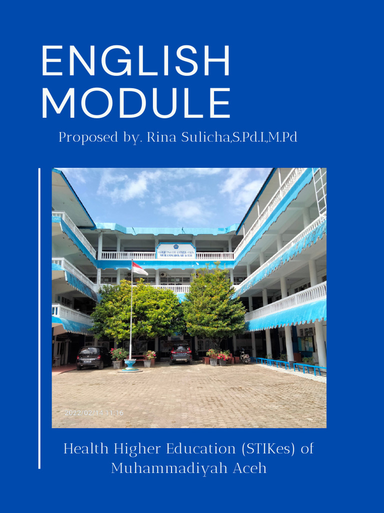 English Module for Health Education | PDF