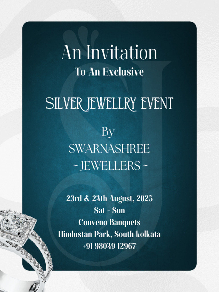 Exclusive Silver Jewelry Event Invite | PDF | Taxation | Money