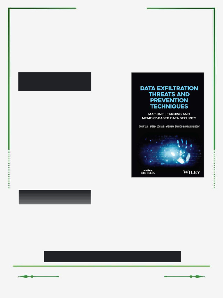 Data Exfiltration Threats and Prevention Techniques: Machine Learning ...