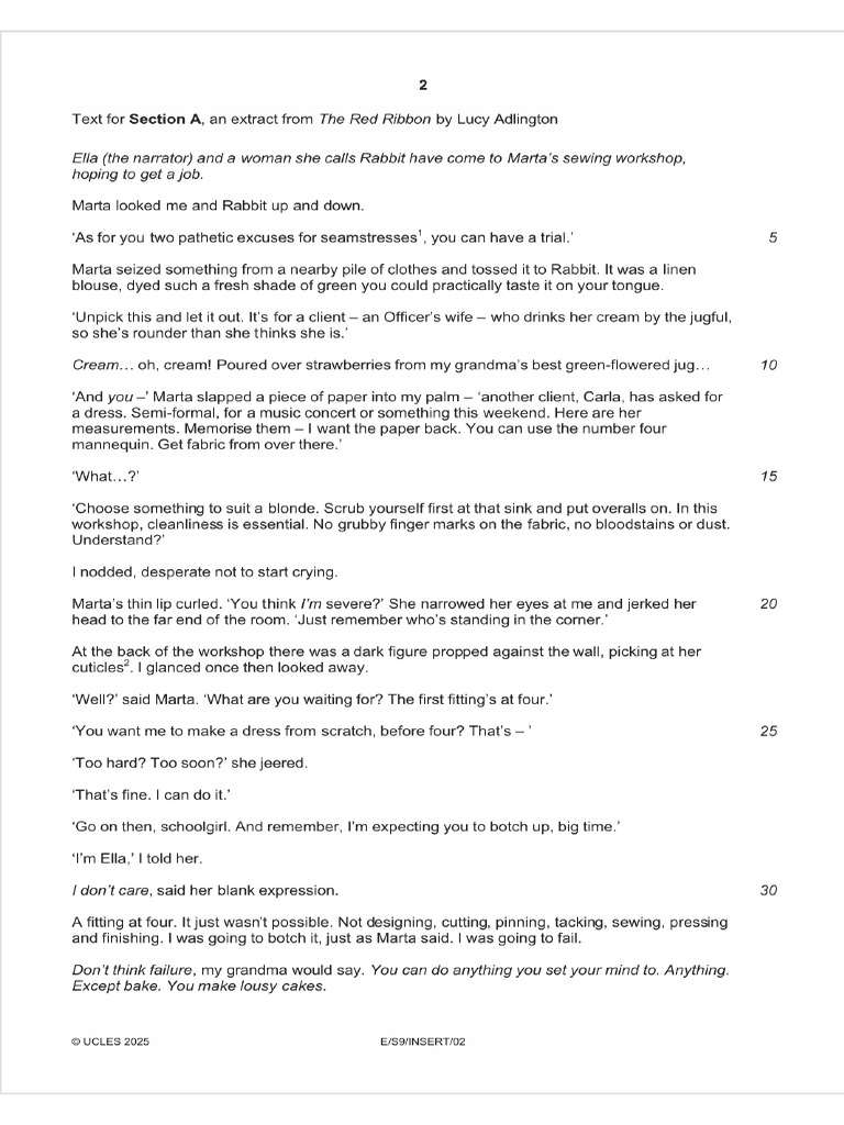 English Paper 1 | PDF