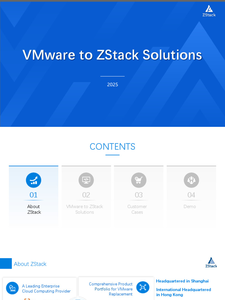 VMware to ZStack Migration Solutions | PDF | Virtualization | Cloud ...