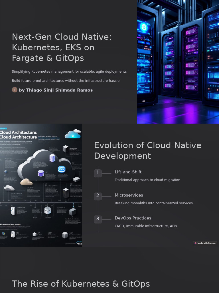 Next Gen Cloud Native Kubernetes EKS on Fargate and GitOps | PDF