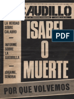 Revista El Caudillo. Buenos Aires, Nº 68, octubre, 1975, año III