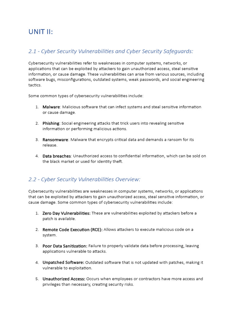 CS Unit 2 | PDF | Security | Computer Security
