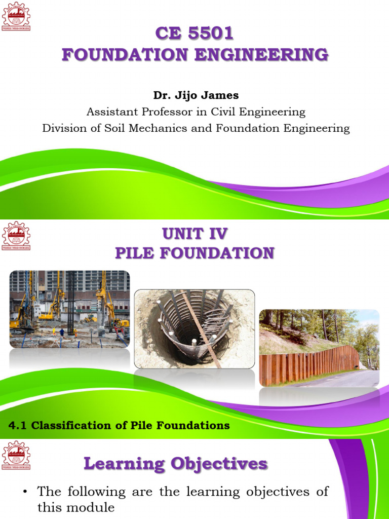 Pile Foundation Engineering Overview | PDF | Civil Engineering ...