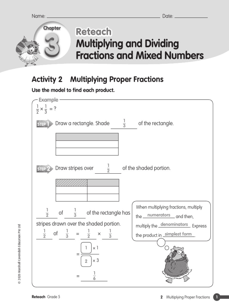 Multiplying Proper Fractions Guide | PDF | Mathematical Concepts ...