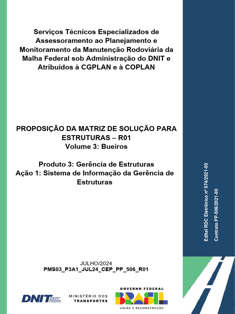 Anexo 2 - Proposição Da Matriz de Solução para Estruturas - Bueiros ...