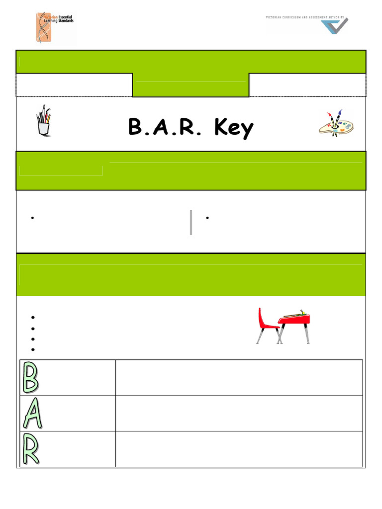 Creativity Bar Key Primary | PDF