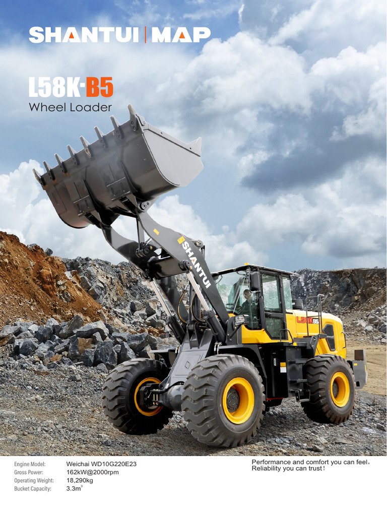 Shantui L58K B5 Wheel Loader Specs | PDF