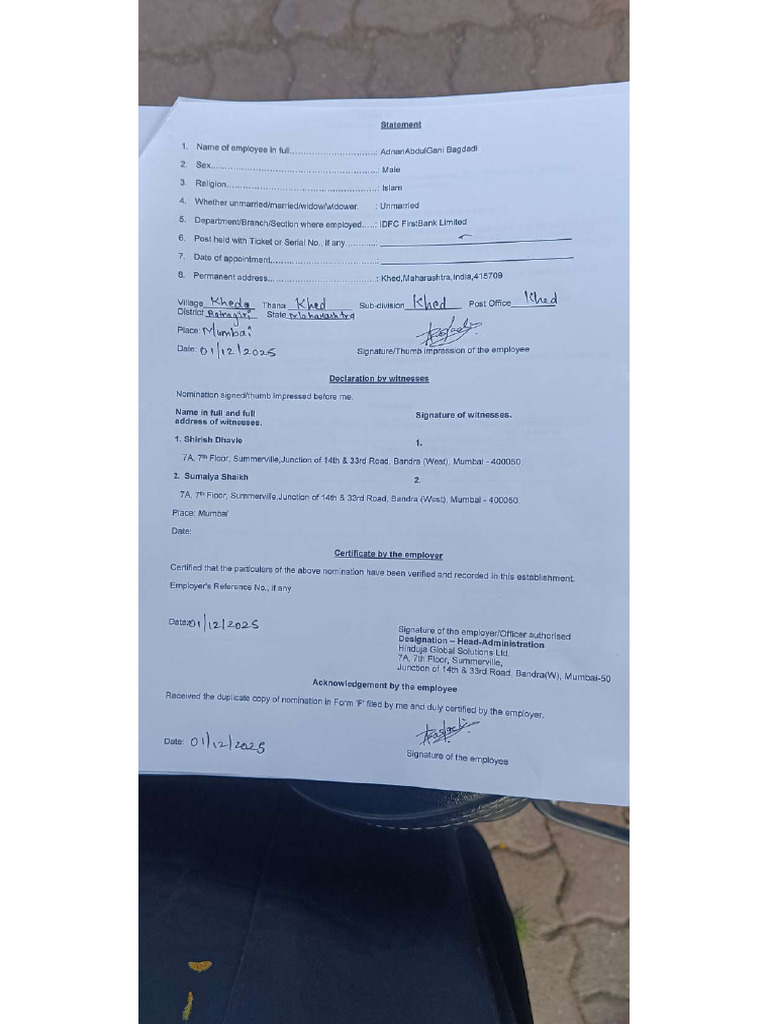 Form F | PDF