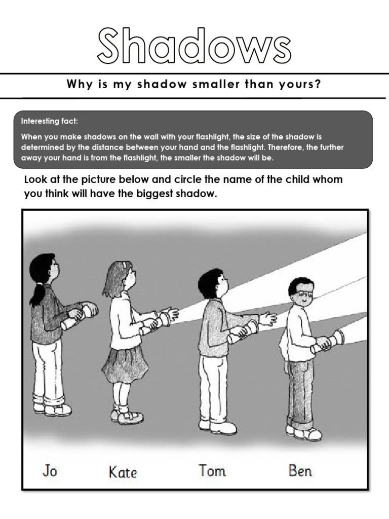 Understanding Shadow Size Differences | PDF
