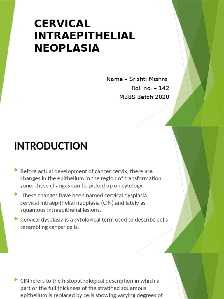 Understanding Cervical Intraepithelial Neoplasia | PDF