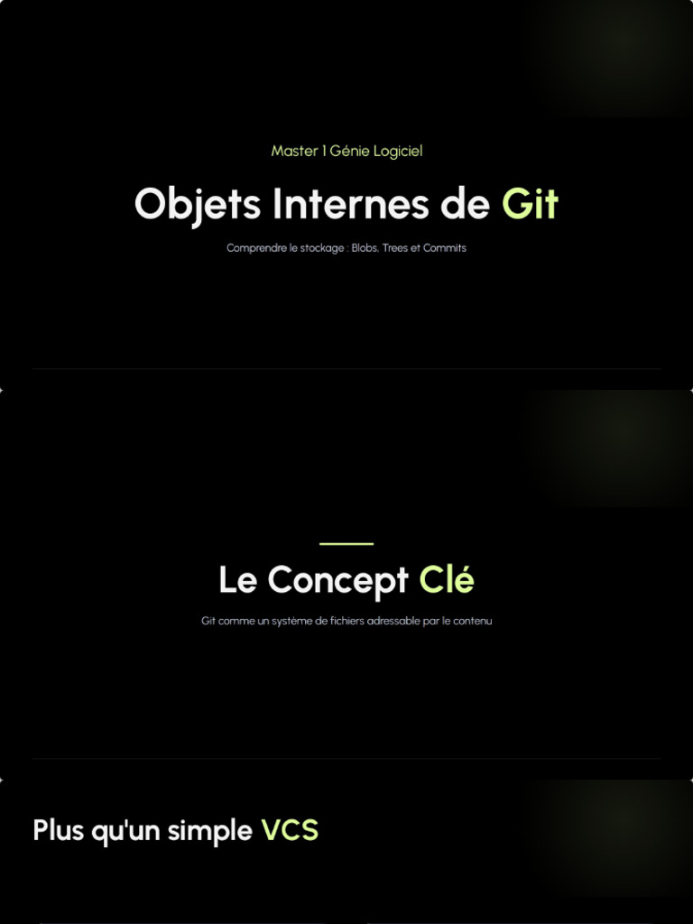 Architecture Interne de Git - Blobs, Trees Et Commits | PDF