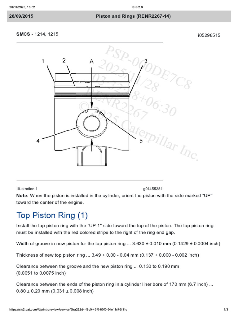 Piston and Rings | PDF