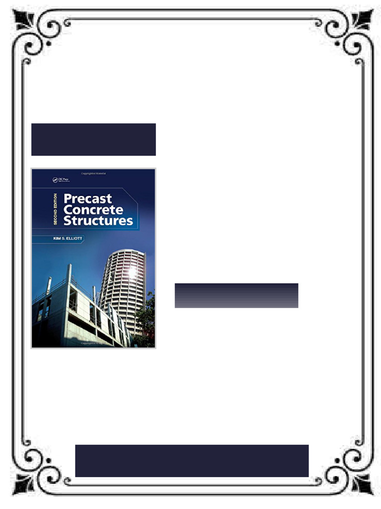 Precast Concrete Structures Second Edition Kim S. Elliott eBook ...