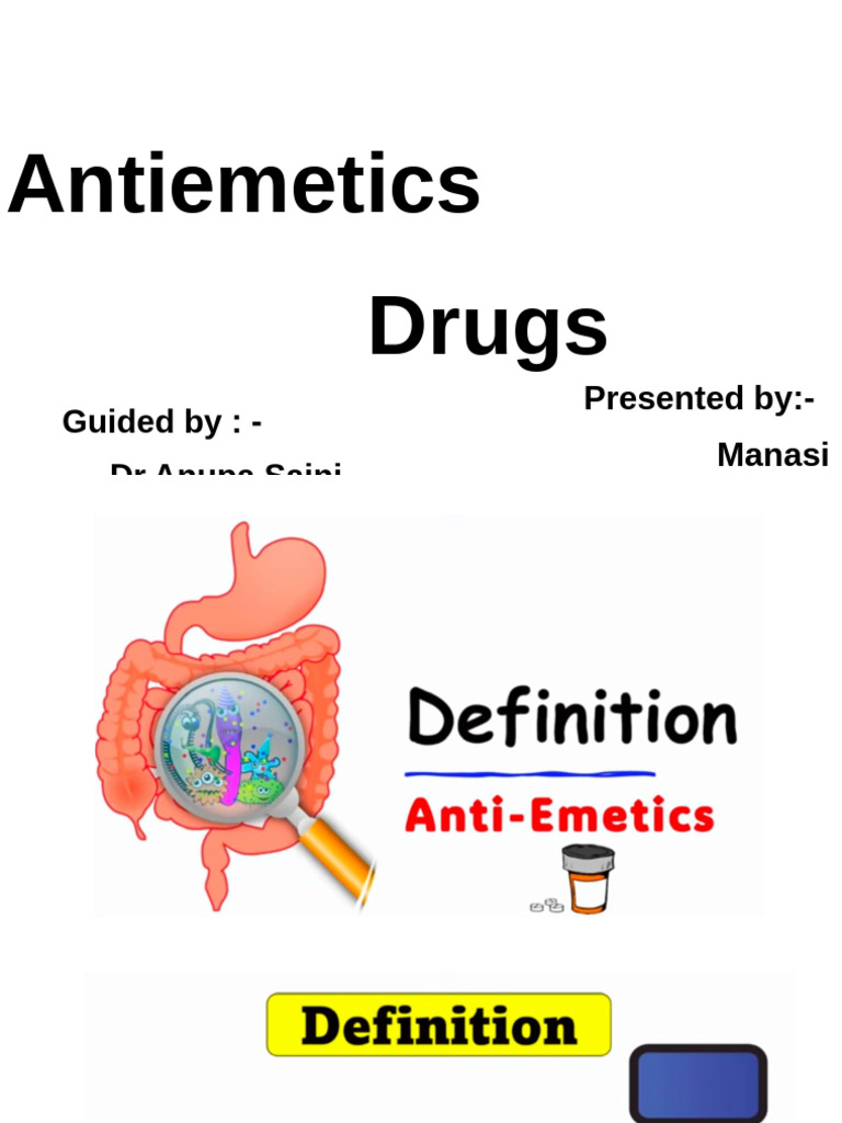 Antiemetics: Uses, Doses, and Side Effects | PDF